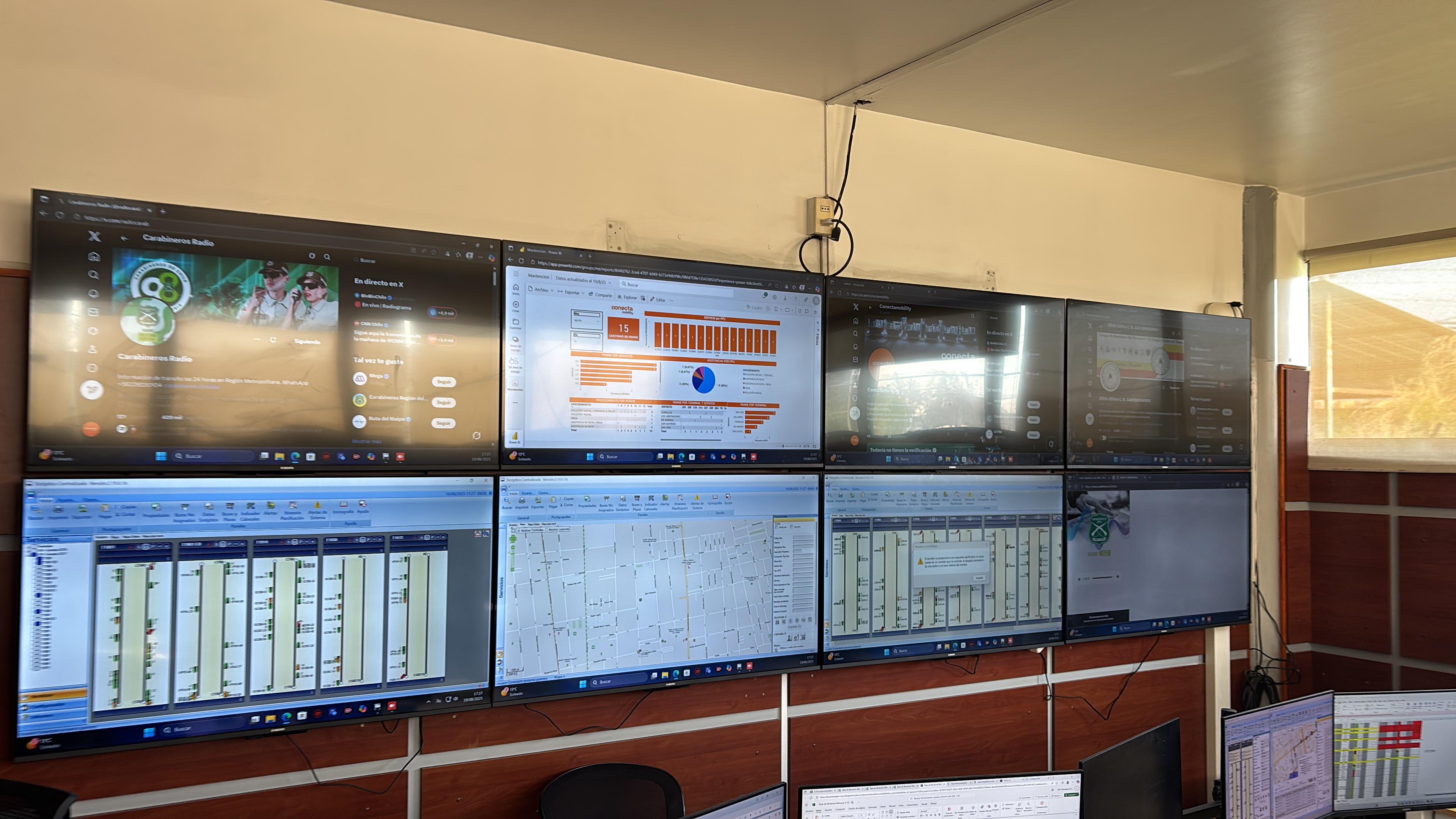 Video wall instalado